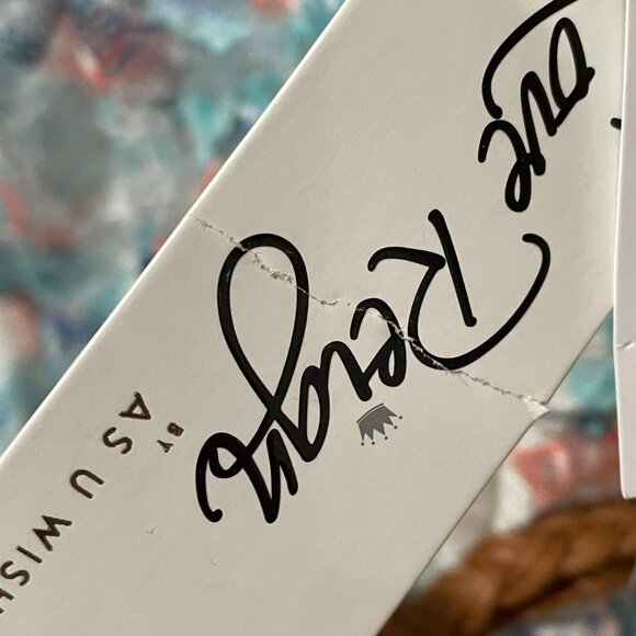 LOVE REIGN Women's XL White Pastel Lace Lined Handkerchief Sleeveless Dress NWT - Picture 3 of 6